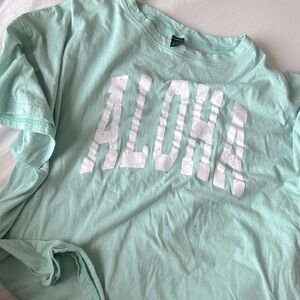 Aloha Mint Green T-Shirt